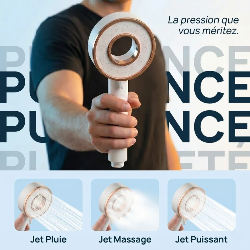Pommeau de douche brumisateur économique