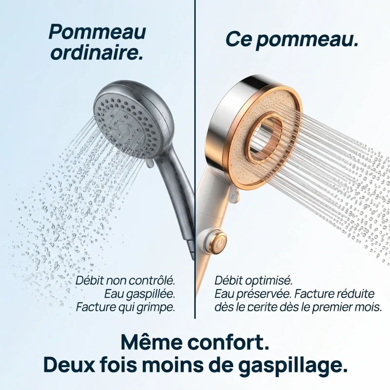 Pommeau de douche brumisateur économique