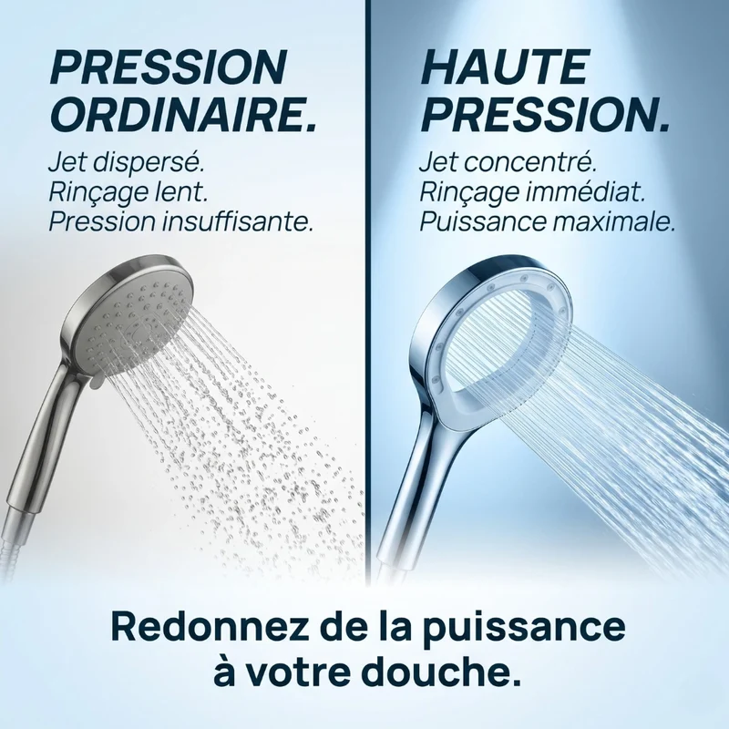 Pommeau de douche spa haute pression