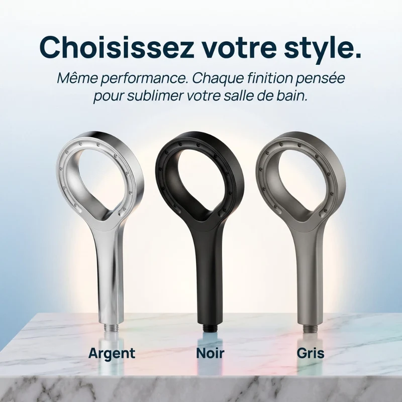 Pommeau de douche spa haute pression
