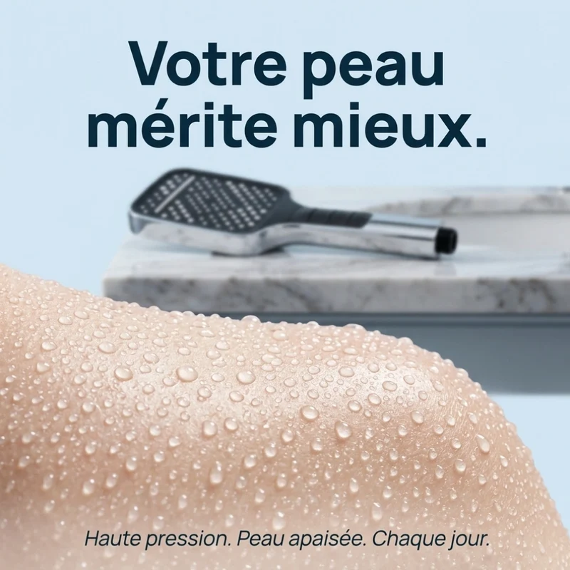 Pommeau de douche haute pression 3 en 1