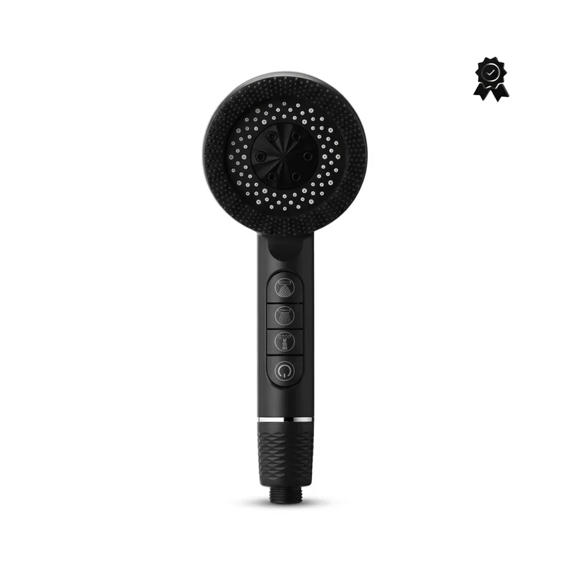 Pommeau de douche intelligent noir
