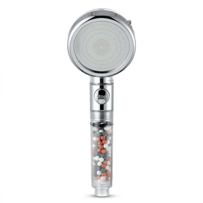 Pommeau de douche à billes stop eau