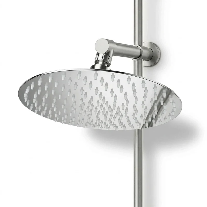 Pommeau de douche italienne rond en acier inoxydable