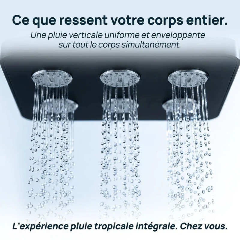 Mini tête de douche effet pluie
