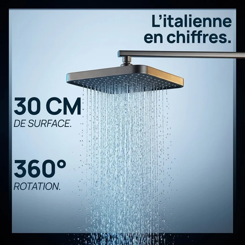 Pommeau de douche italienne haute pression