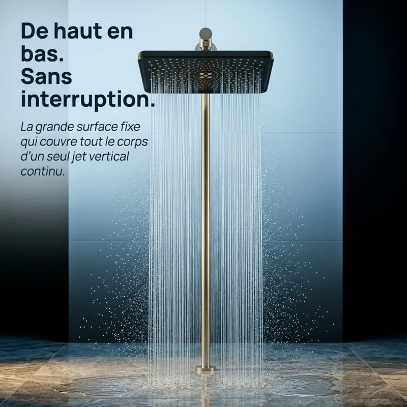 Pommeau de douche fixe haute pression