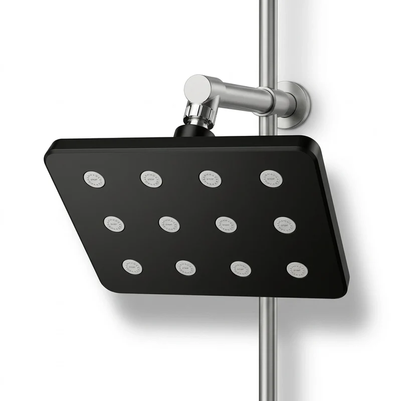 Pommeau de douche fixe antiblocage