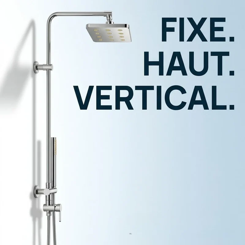 Pommeau de douche fixe antiblocage