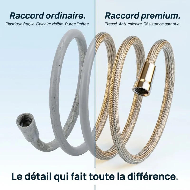 Raccord de douche tressé universel 1.5/2m