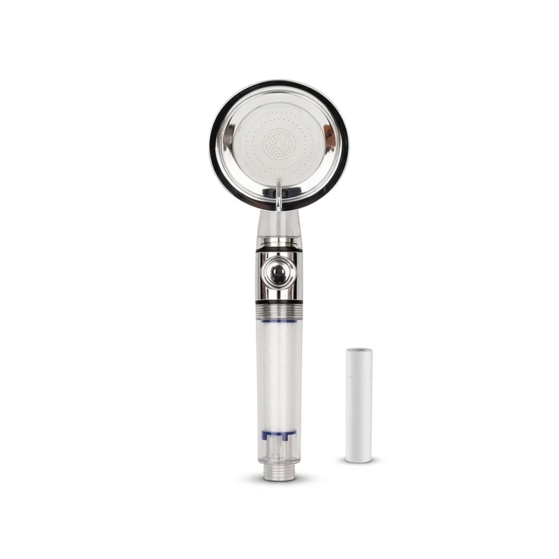 Pommeau de douche hélice anti calcaire à filtre