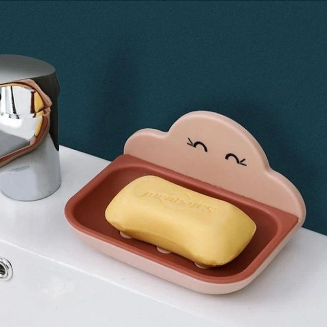 Porte savon mural nuage pour enfant