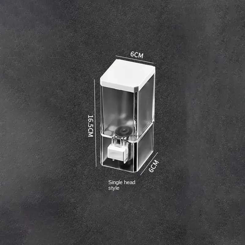 Distributeur de savon mural transparent