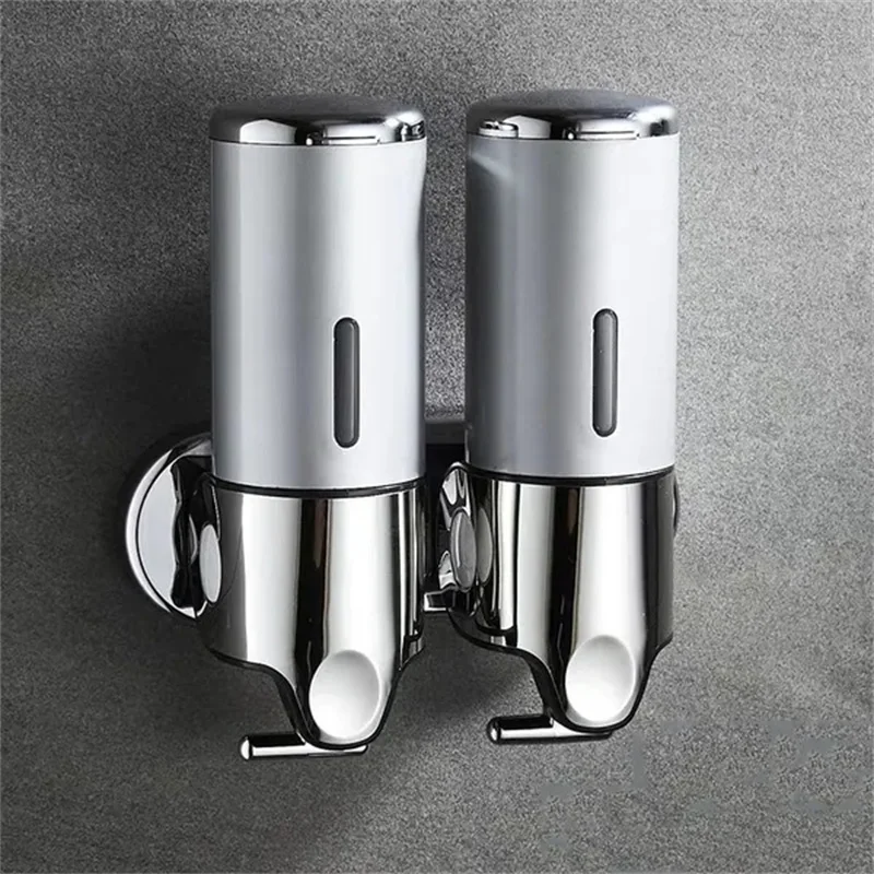 Distributeur de savon mural double design moderne