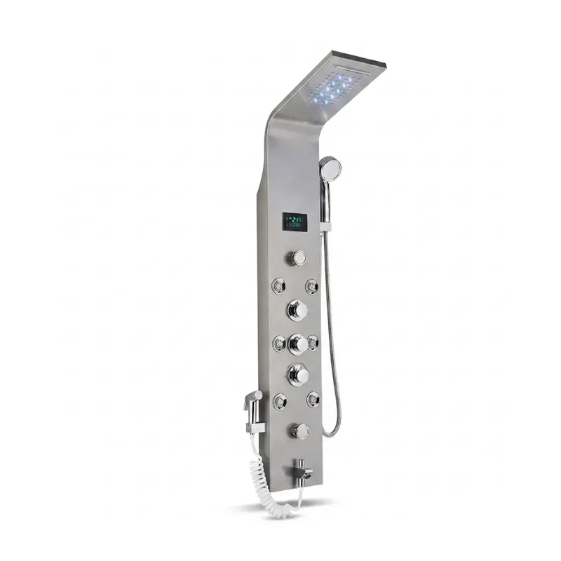 Colonne de Douche Hydromassante Inox - Mitigeur 6 Fonctions