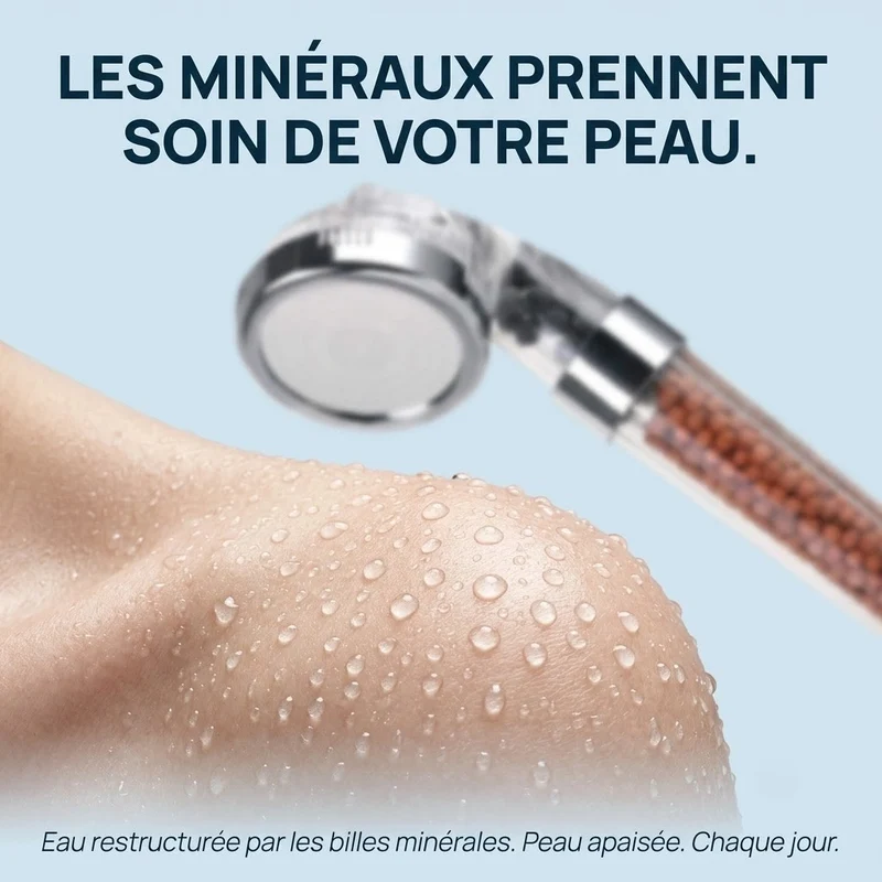 Pommeau de douche à billes spa