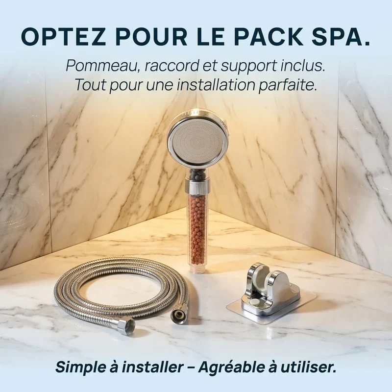Pommeau de douche à billes spa