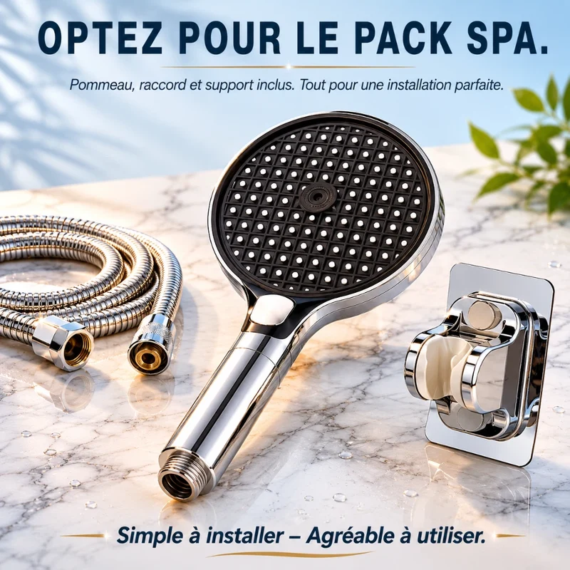 Pommeau de douche filtrant à haute pression