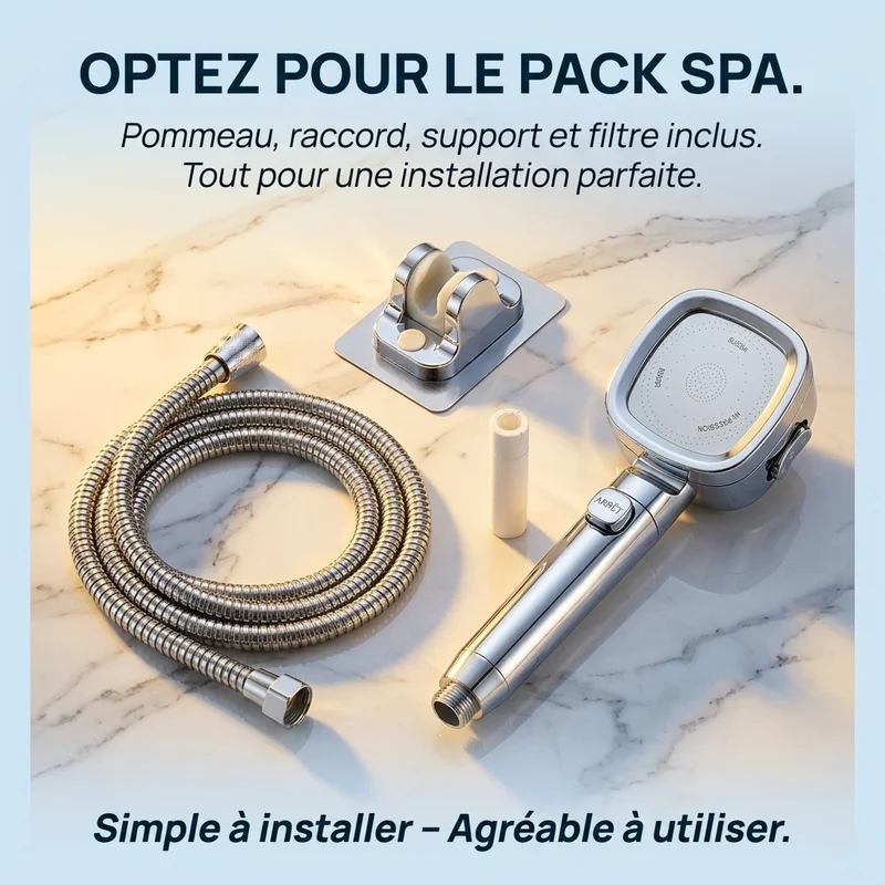 Pommeau de douche économique haute pression