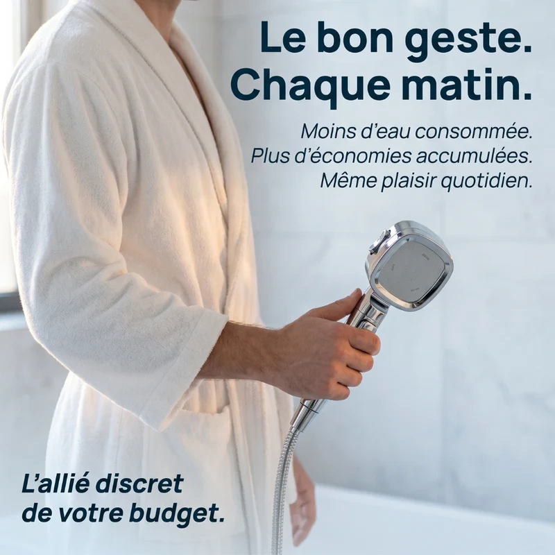 Pommeau de douche économique haute pression