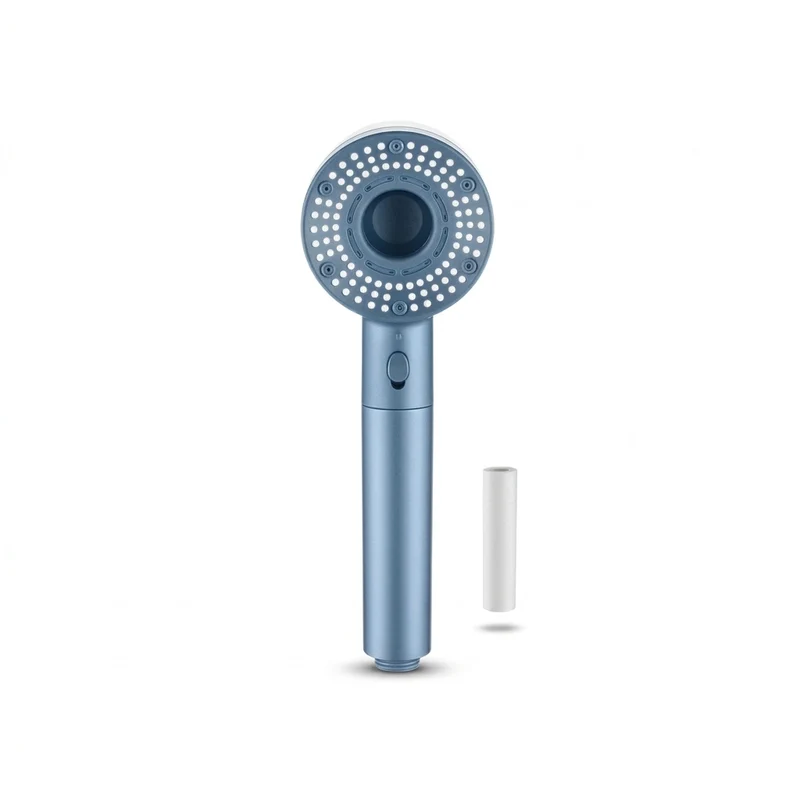 Pommeau de douche filtrant stop eau