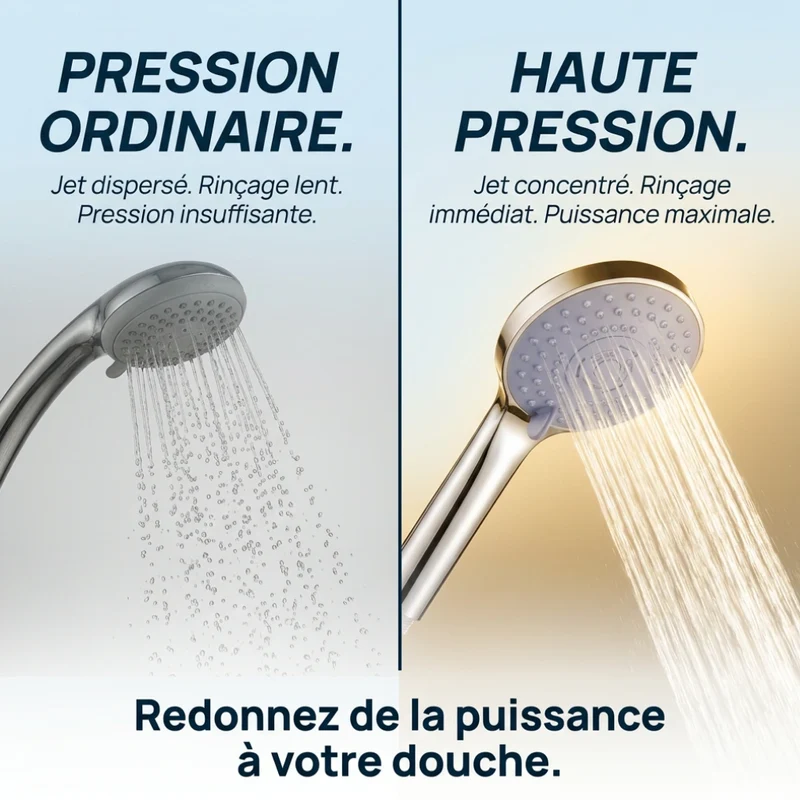 Pommeau de douche haute pression avec buse