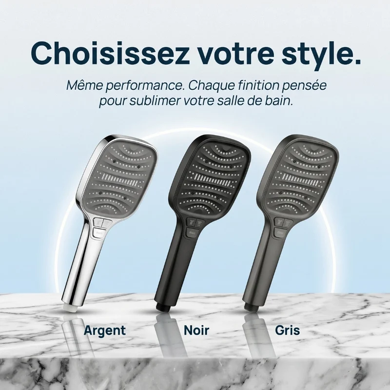Pommeau de douche multifonctionnel à haute pression