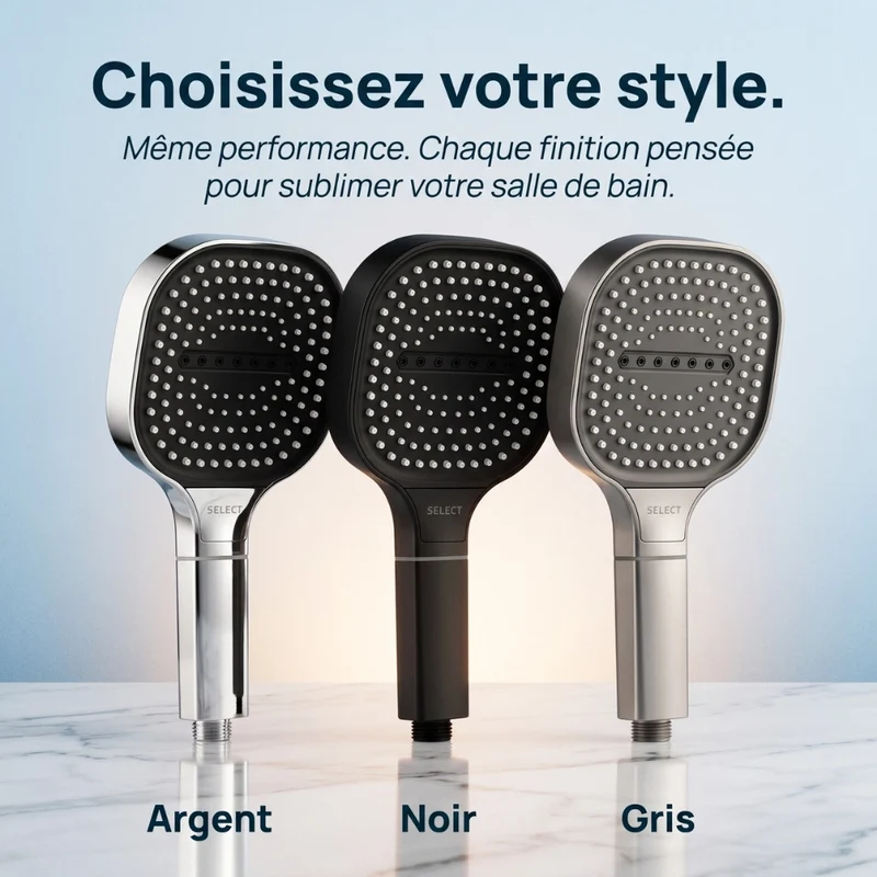 Pommeau de douche haute pression avec filtre