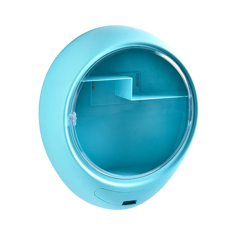 Étagère de douche ronde avec hublot