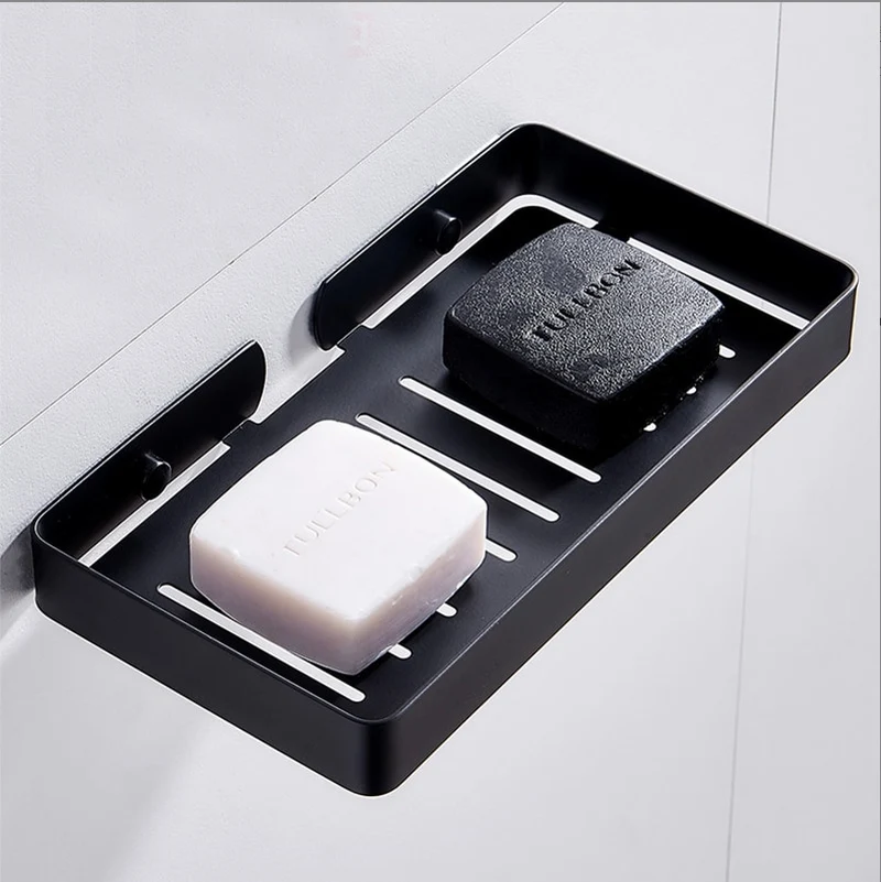 Porte savon mural pour douche en Inox de 23 cm