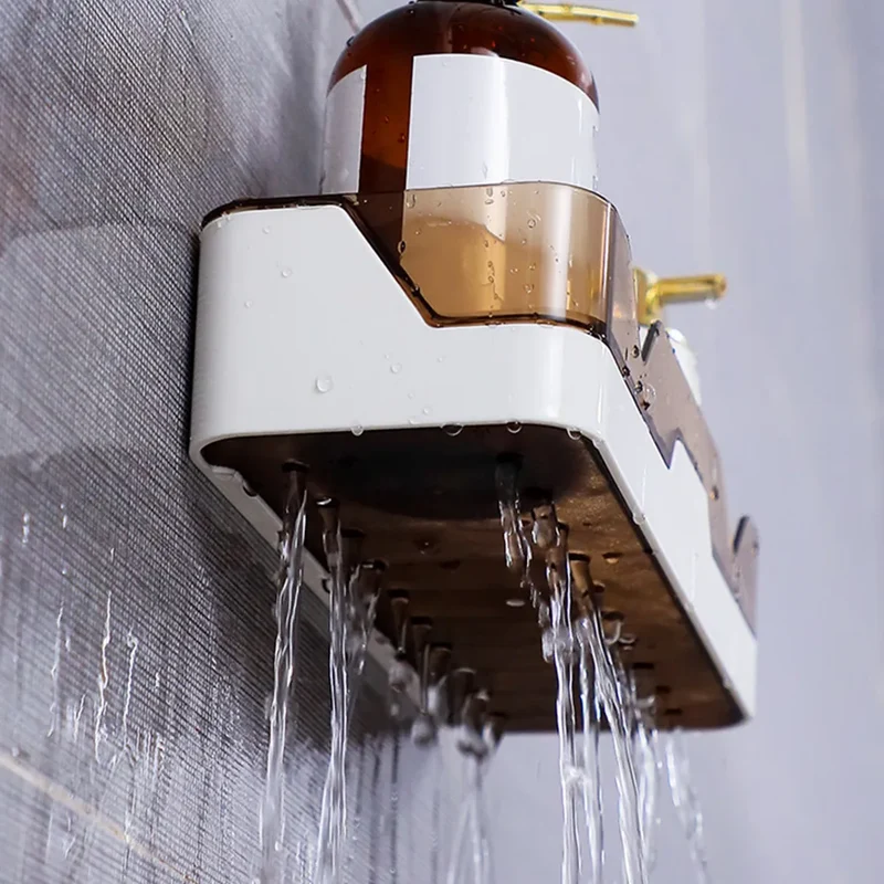 Étagère de douche murale design sans perçage