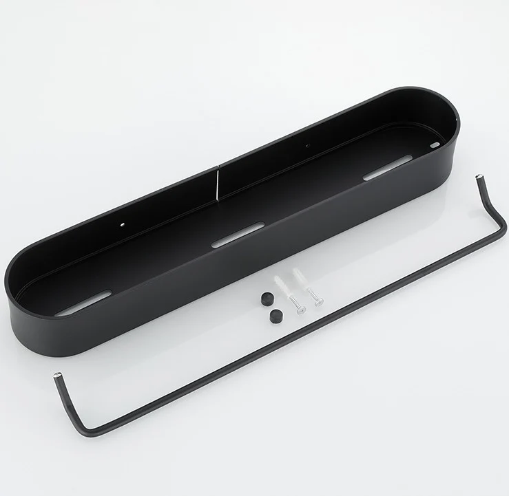 Etagère de douche murale avec porte serviette