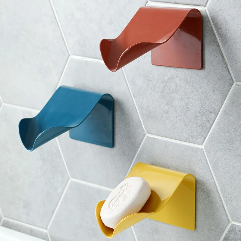 Porte savon design avec écoulement évier