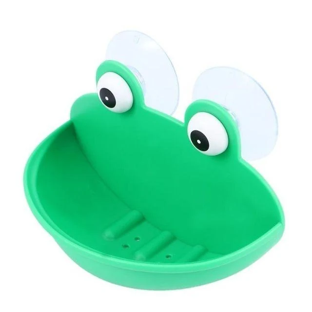 Porte savon mural ventouse grenouille