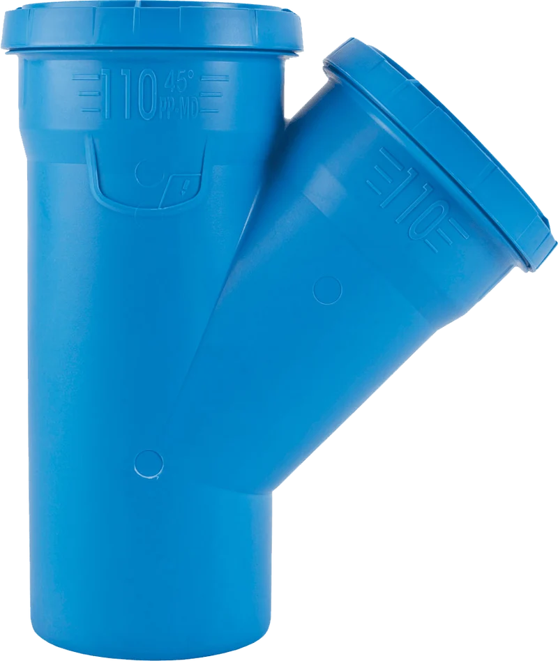 dBlue Einfachabzweig 45°