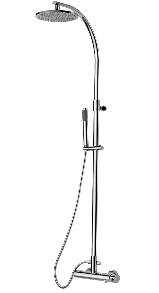 Ensemble robinet mitigeur + douche murale professionnelle
