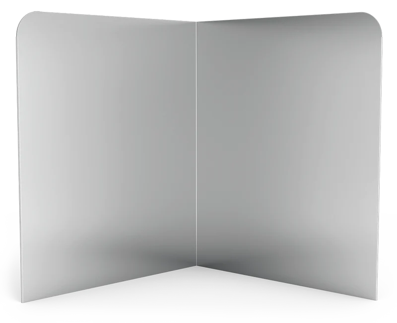 Dosseret inox d´angle
