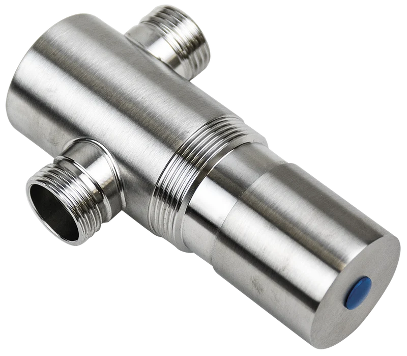 Bouton poussoir inox temporisé 1/2" M-M (remplace 460410)