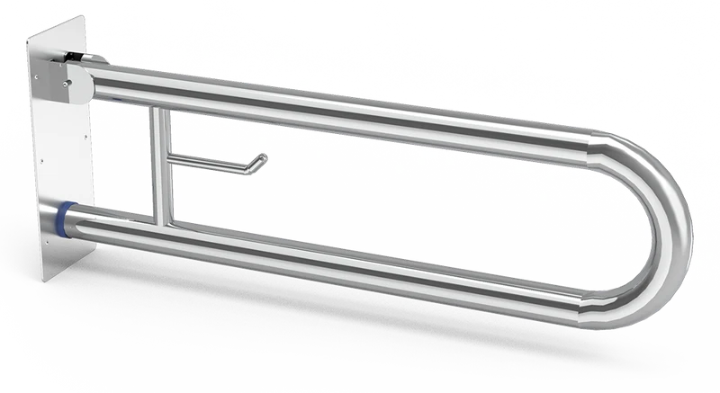 Barre d´appui inox murale verticale battante