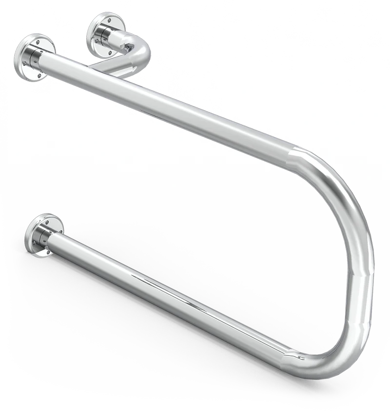 Barre d´appui inox murale pour lavabo