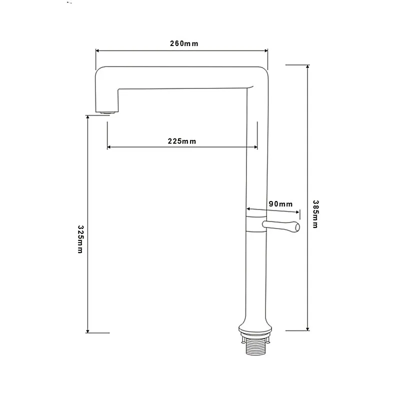 Robinet évier cuisine minimaliste design mitigeur - Blanc
