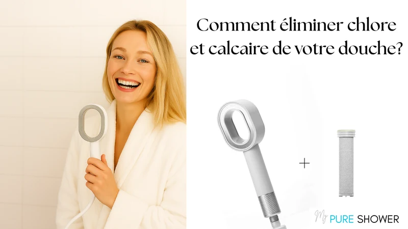 Pommeau de douche Design avec économiseur d'eau et filtre ACF