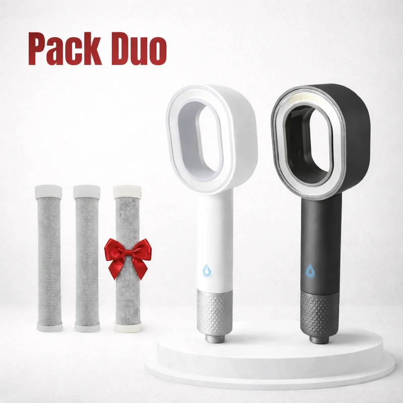 Pack Duo Pommeau filtrant – Offre Exceptionnelle -