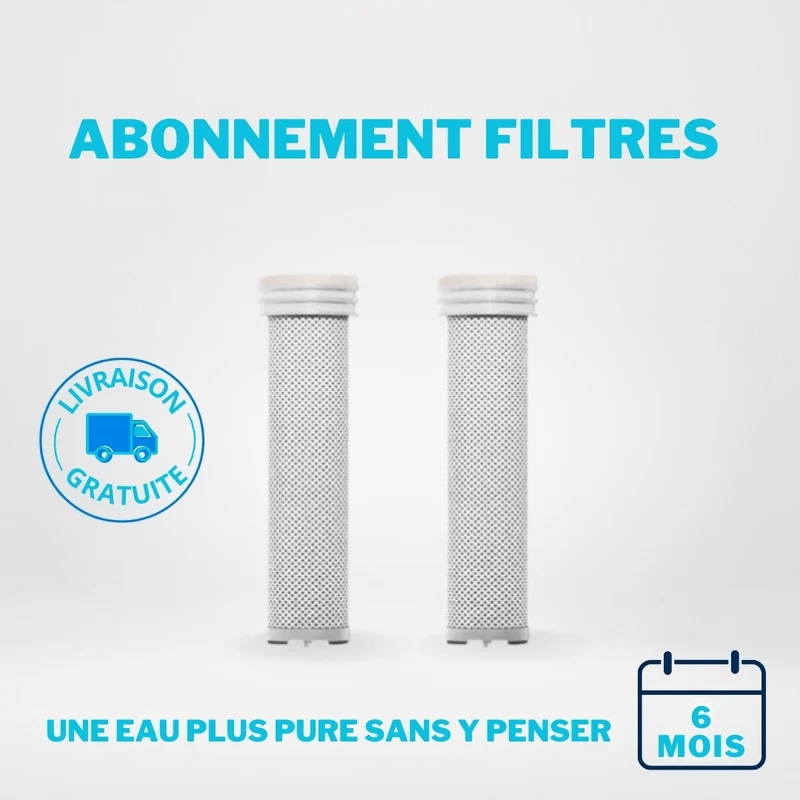 Abonnement Filtre ACF - Livraison automatique tous les 6 mois - Pommeau filtrant Suimy