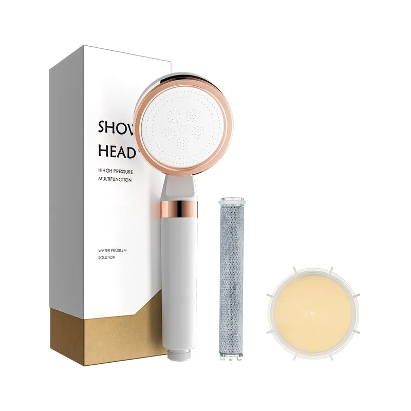 Pommeau LUXURY filtre parfumé anti calcaire et chlore intégré