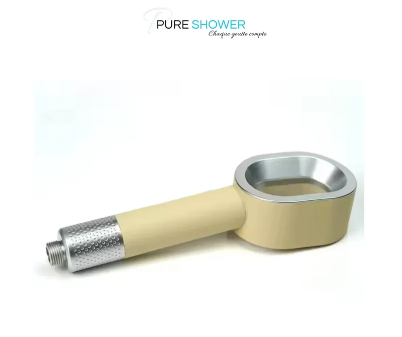 Coffret PEAU DOUCE pommeau de douche haute pression avec filtre ACF + brosse + éponge