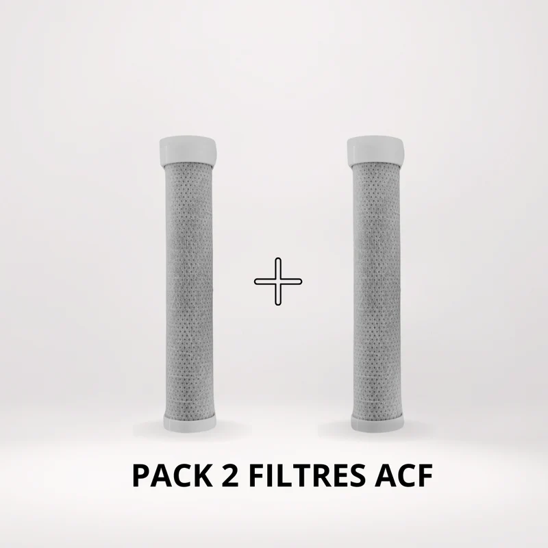 pack *2 Filtre ACF Cartouche filtrante chlore, calcaire et résidus