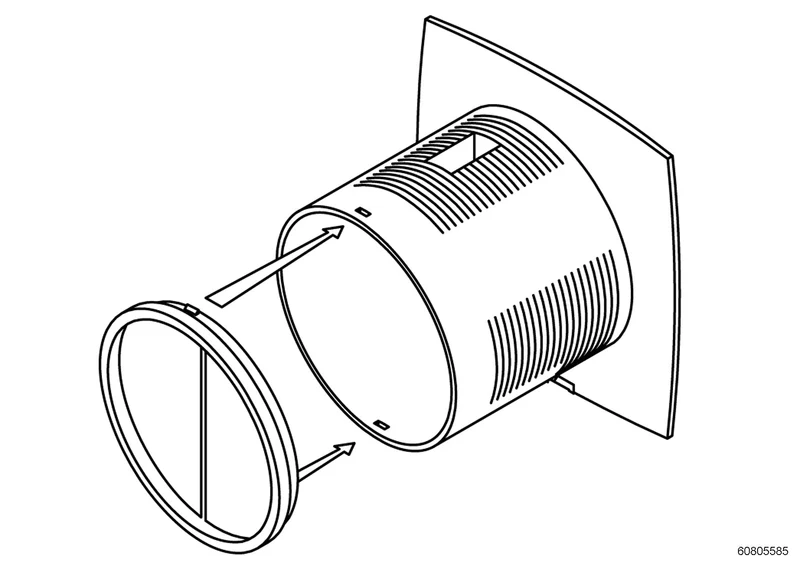 Rückschlagfolie für Premium Ventilator P14