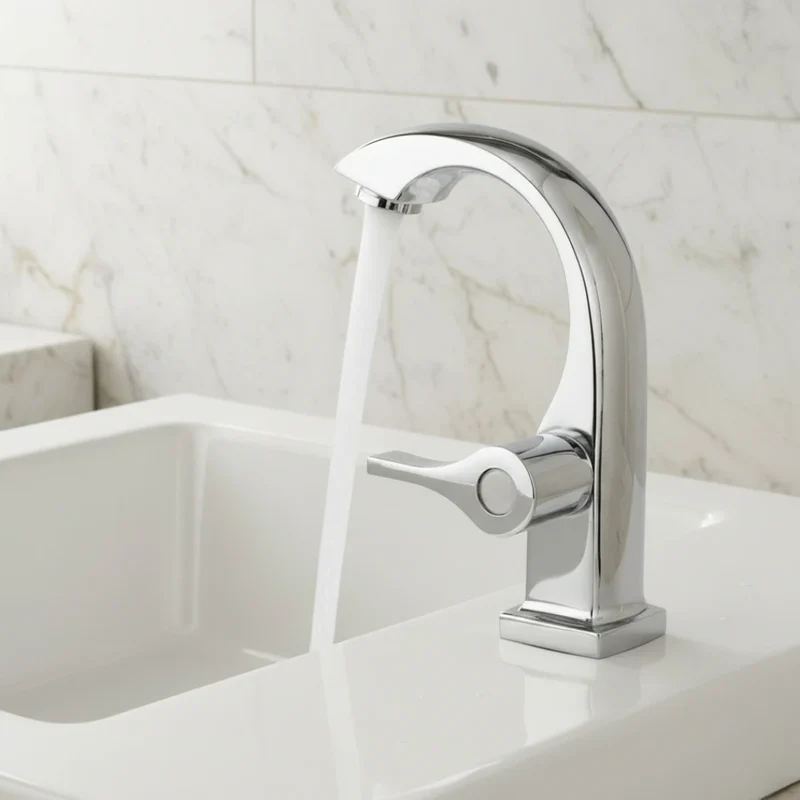 Mitigeur Lave Main Eau Froide Argenté