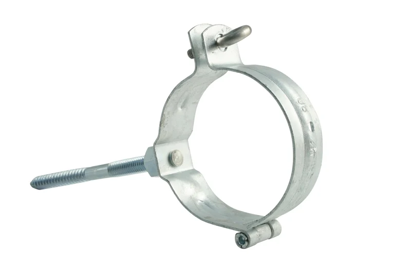 Zink Rohrschelle mit Gewindestift